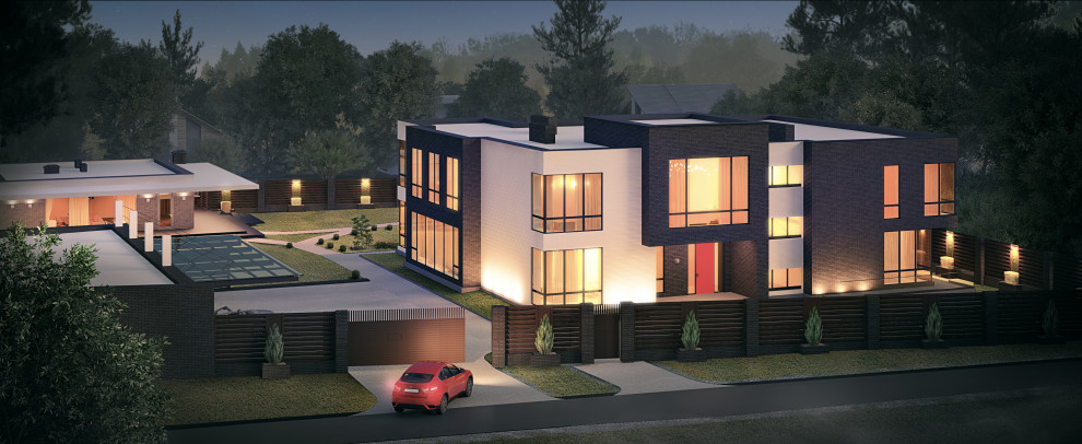 Обложка проекта: Частная резиденция в современном стиле