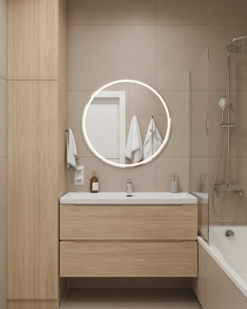 Design project of a one bedroom apartment