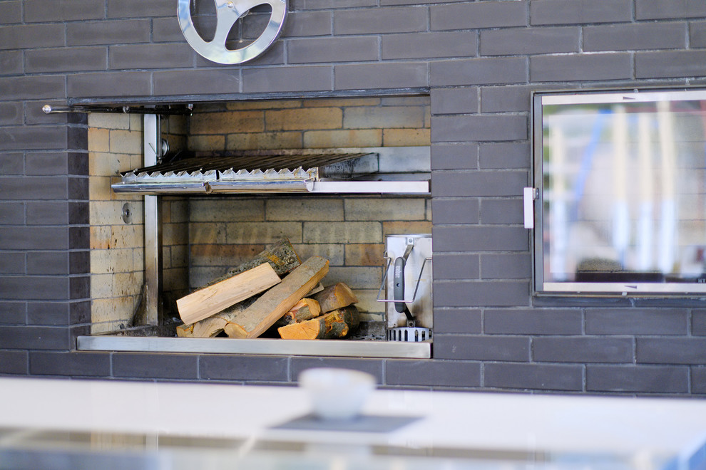 Гриль-зона с баней