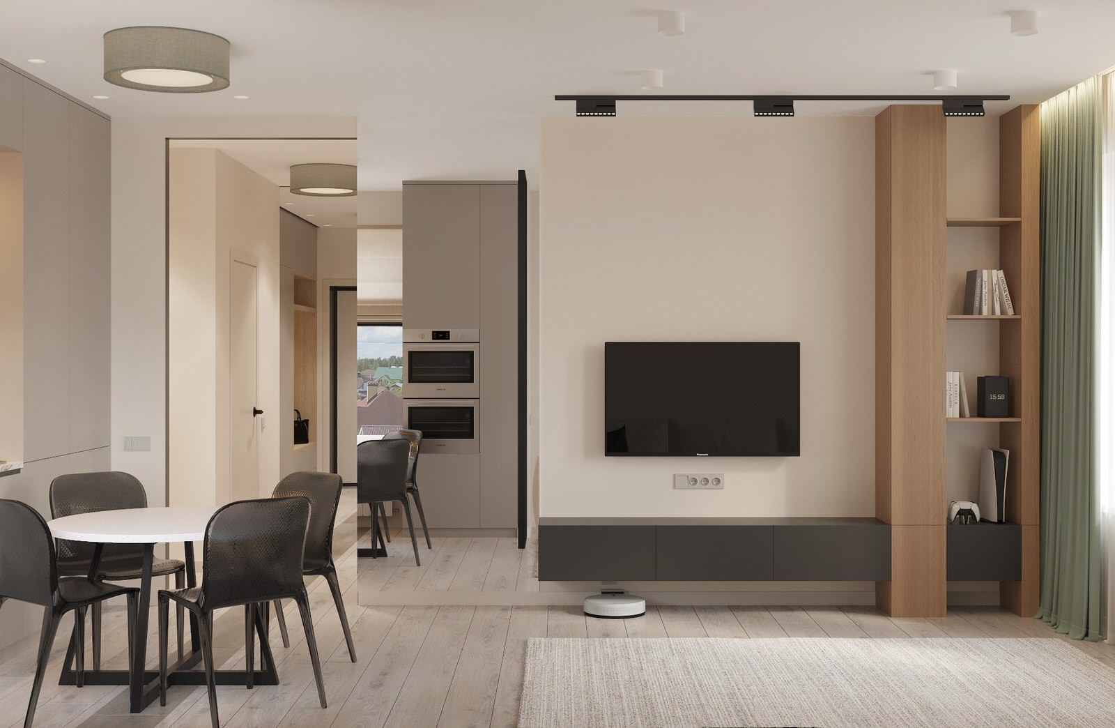 Проект квартиры, площадью 88 кв. м в п. Ганино