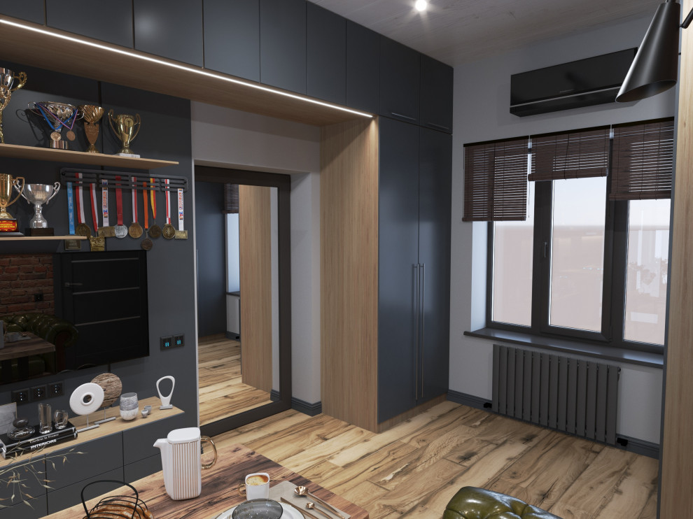 Дизайн проект кухня-гостиная