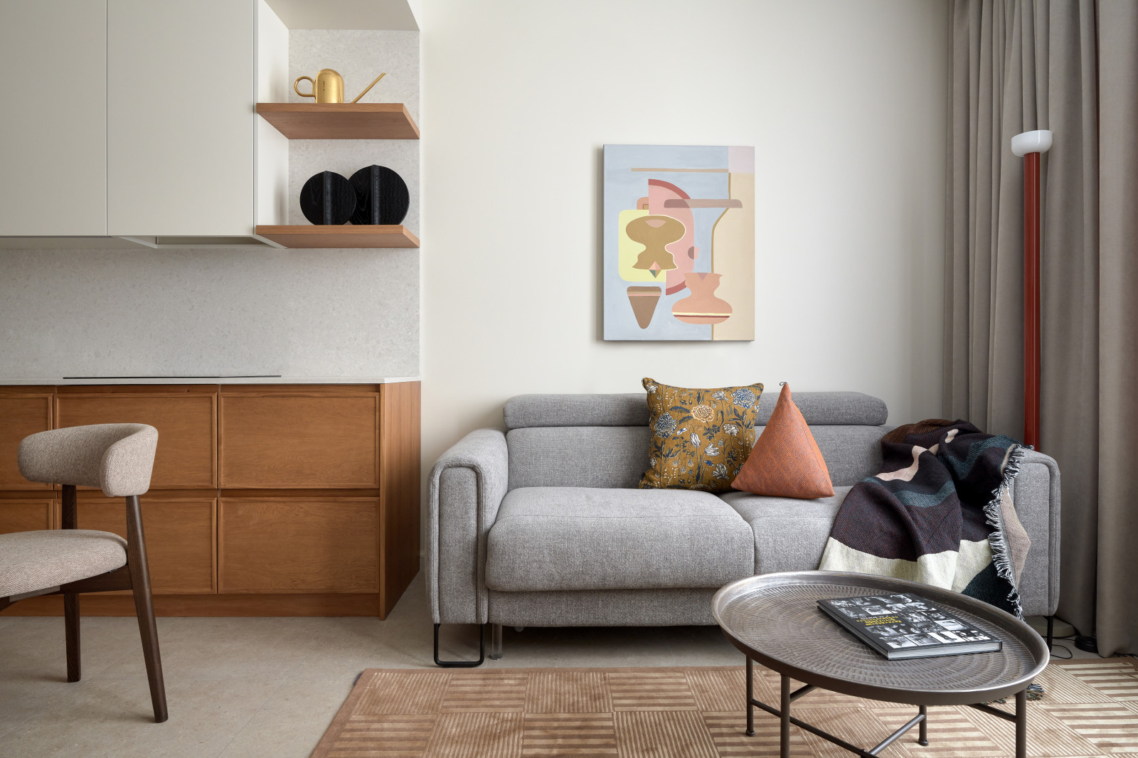 Скандинавский интерьер в квартире на берегу Москвы-реки: Интерьер+Дизайн