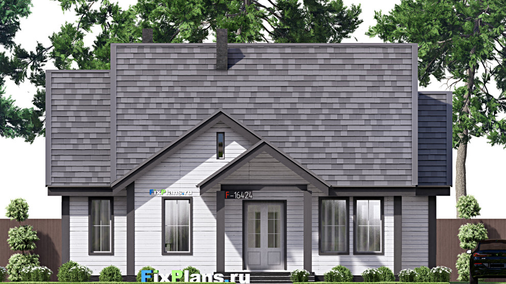 Проект одноэтажного дома 16х13м S145м2 F-16424