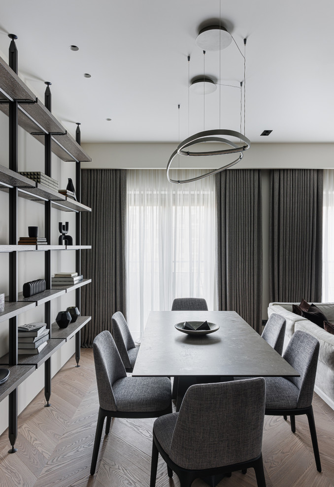 Монохромная квартира 90 м2 в центре Москвы