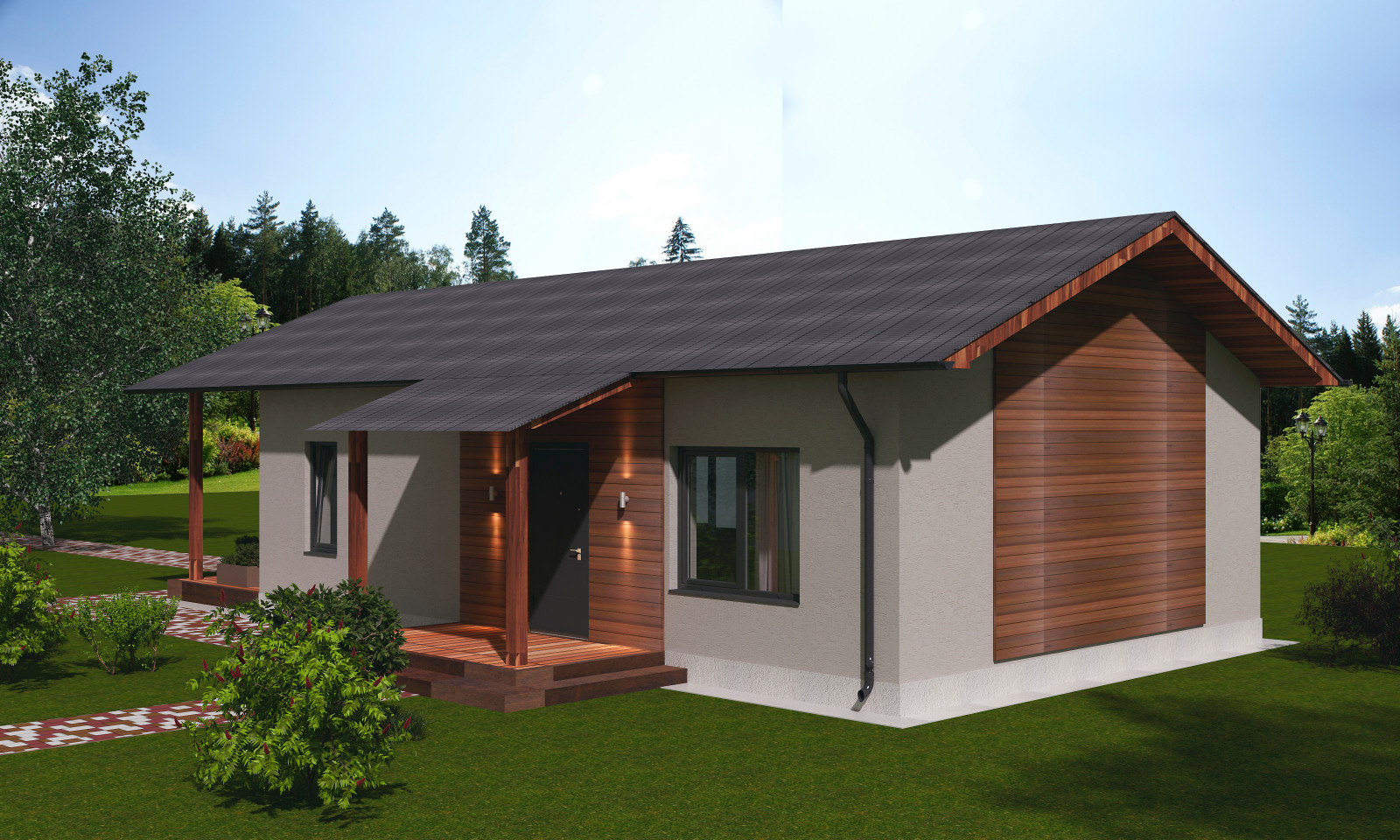 Проекты недорогих домов, для строительной фирмы