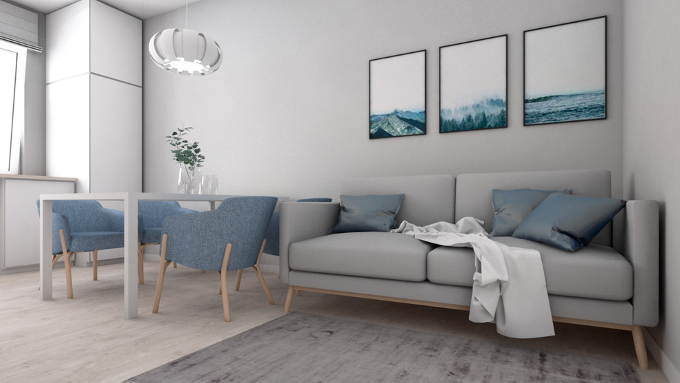 Обложка проекта: Кухня гостиная / спальня / в однушке