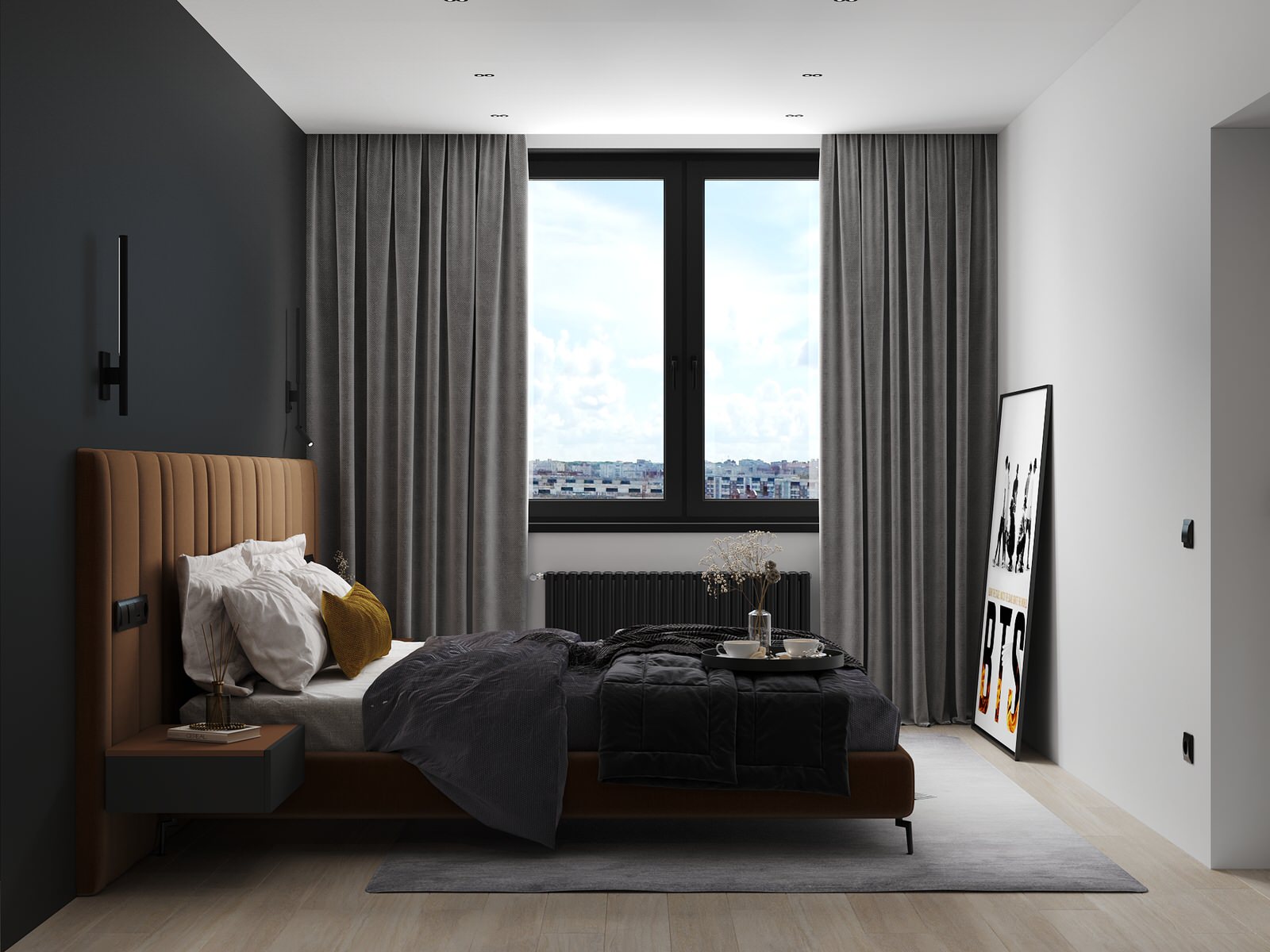 Квартира в стиле минимализма для молодой девушки