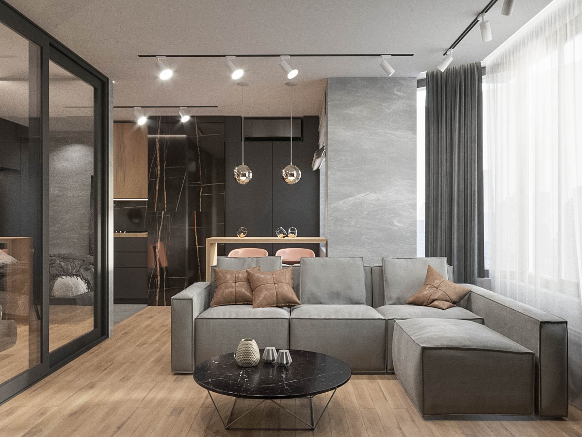 Однокомнатная квартира г.Аксай