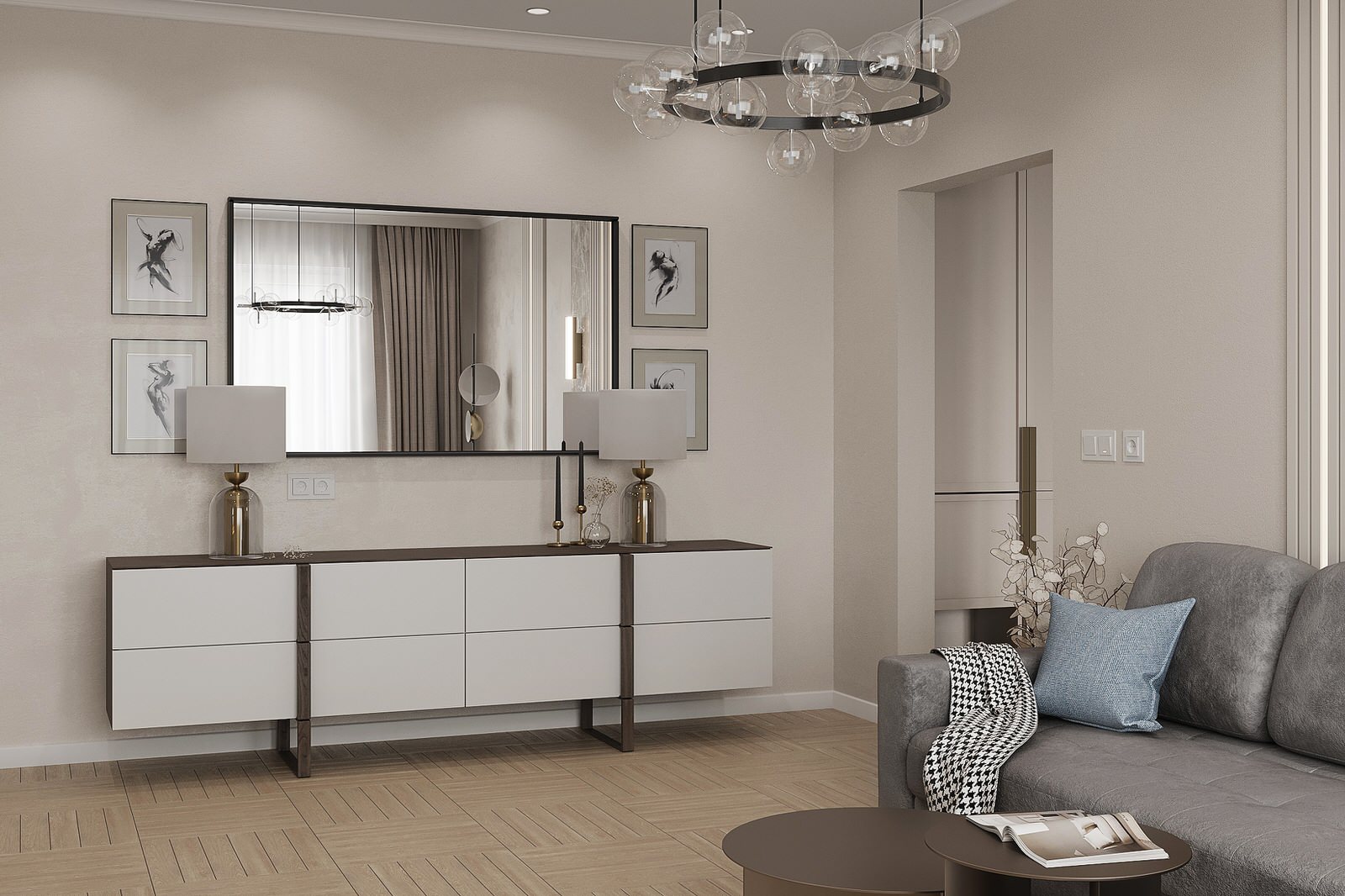 Обложка проекта: Квартира на Патриарших Прудах, г. Москва