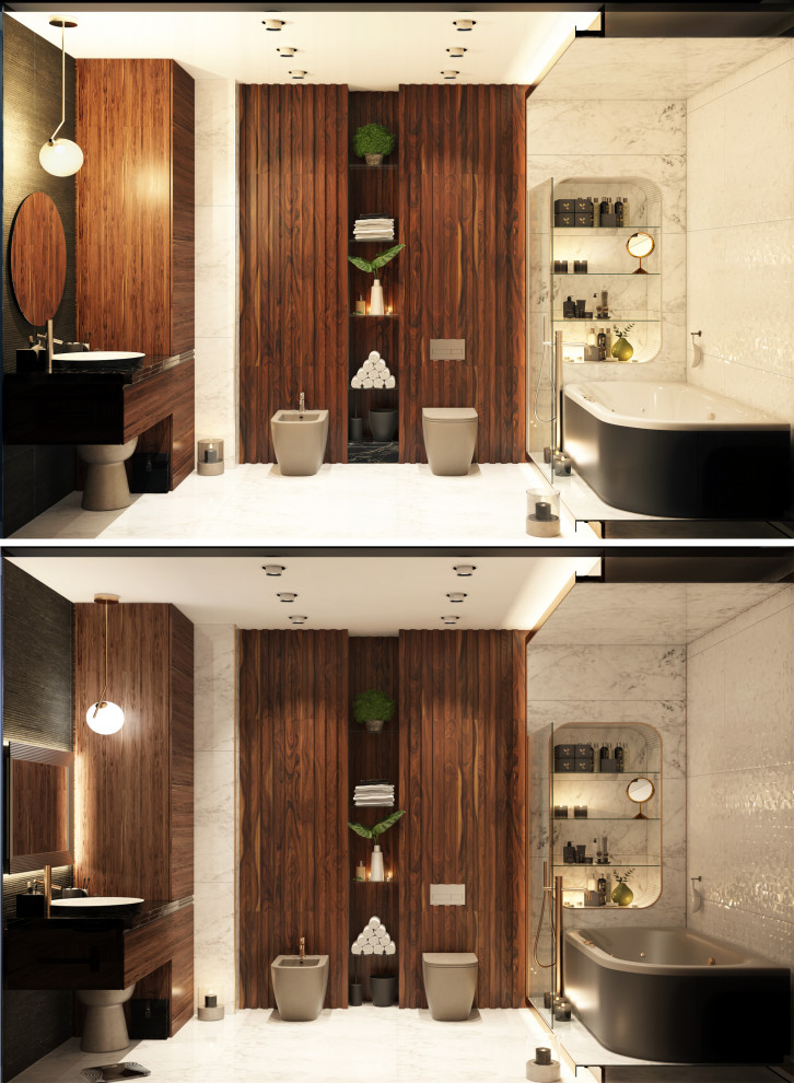 Обложка проекта: Дизайн Квартиры в современном стиле с британскими колониальными нотками.