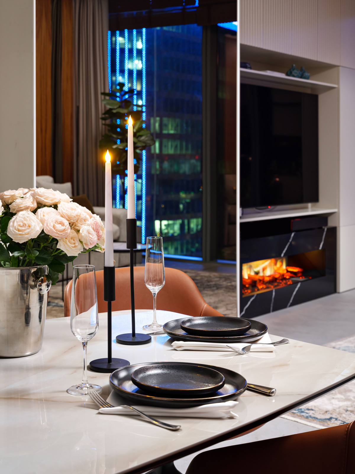 Рекламная фотосъемка апартамента в башне "Нева"