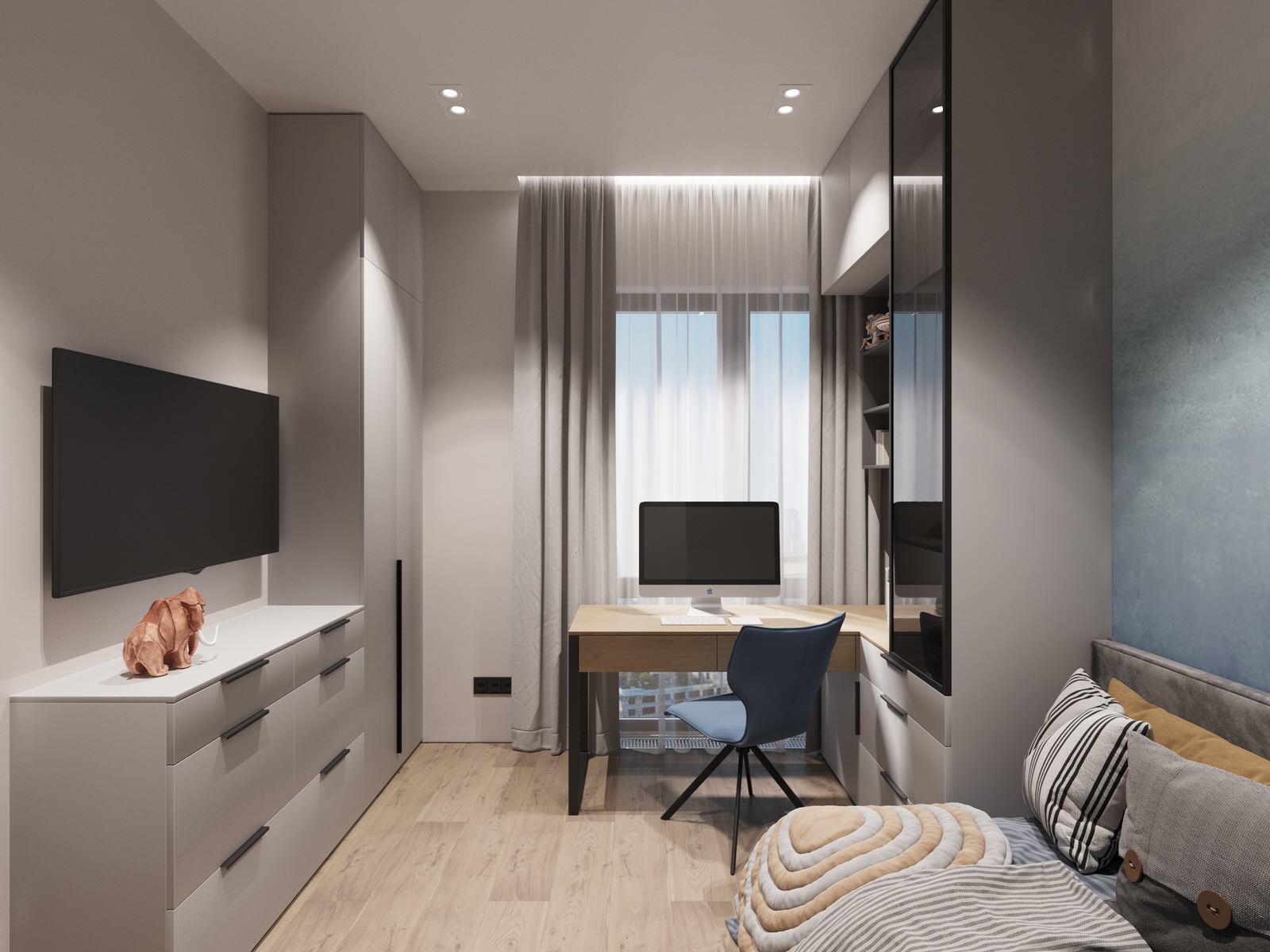 Дизайн-проект для 3-х комнатной квартиры в Москве