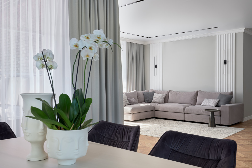 Современный интерьер с нотками классики