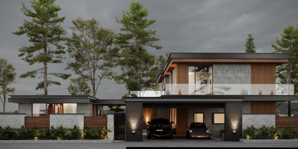 Проект загородного дома L-House