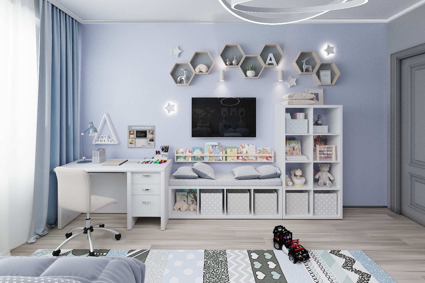 Трехкомнатная квартира в ЖК "Серебряный бор"