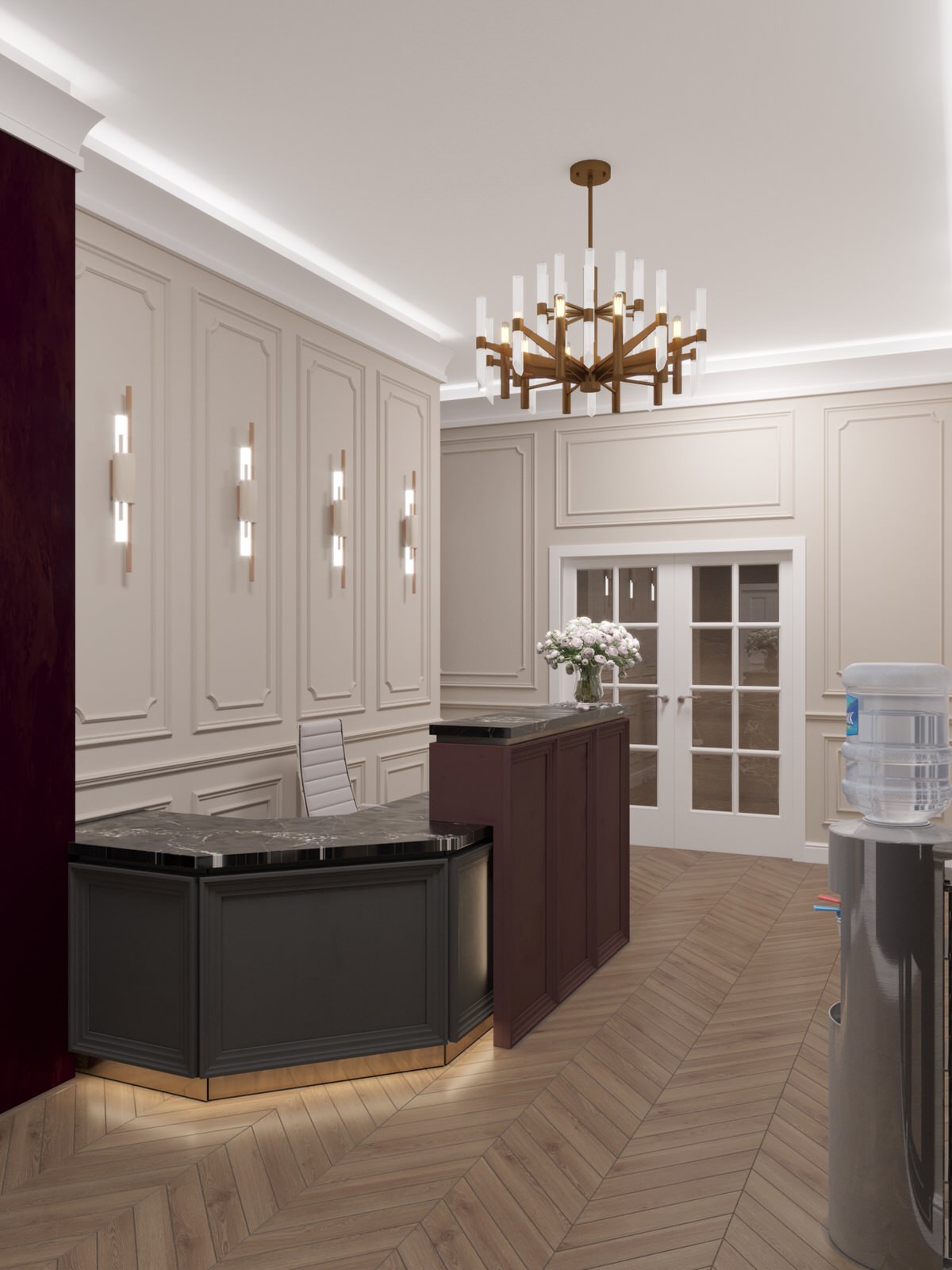 Обложка проекта: Дизайн офиса, в котором задействованы различные стили