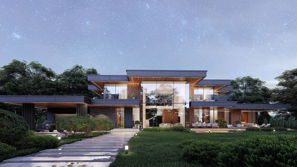 Дом в стиле Райта (Юсония)