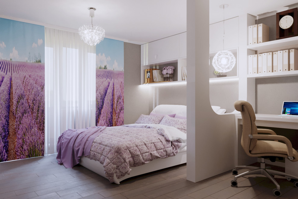 Обложка проекта: лавандовая спальня