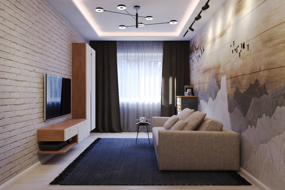 Обложка проекта: Дизайн интерьера однокомнатной квартиры для сдачи в аренду. Краснодар