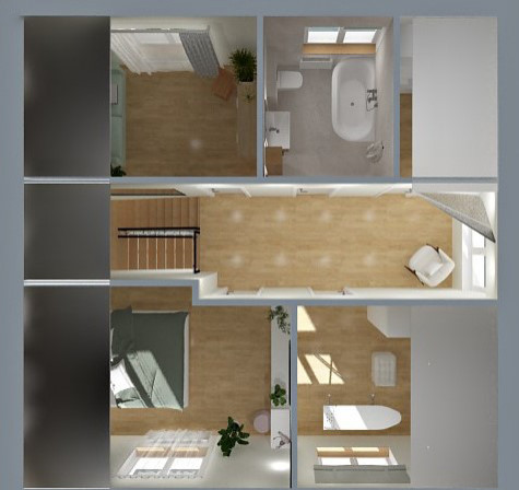 Дизайн-проект двухэтажного дома