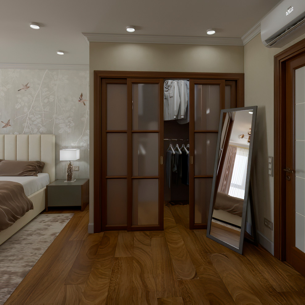 Спальня с гардеробной