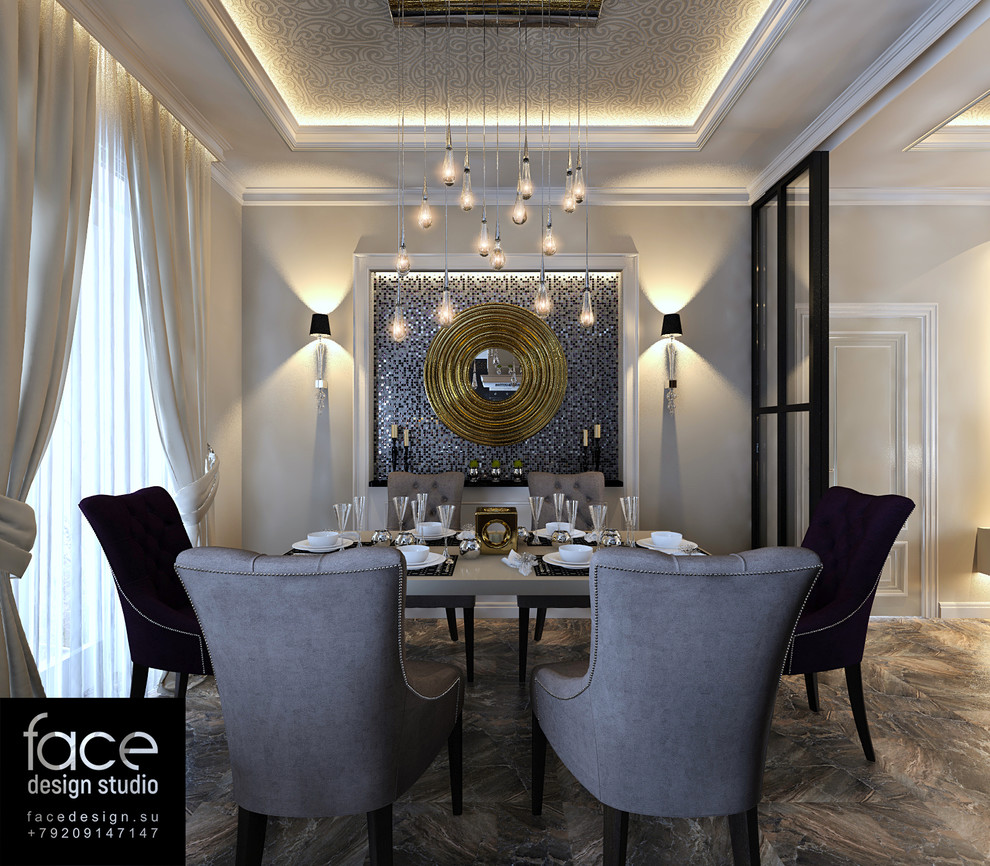 Обложка проекта: интерьер небольшого дома в стиле Ар-деко