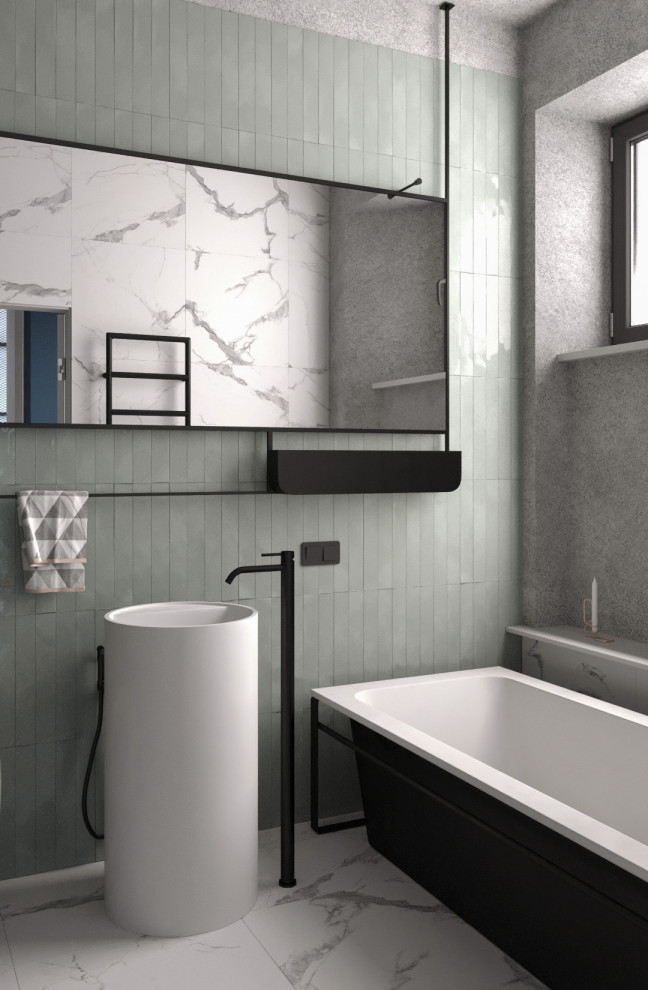 3d-визуализация "Эклектичный лофт" (оформление интерьера от Zeworkroom)