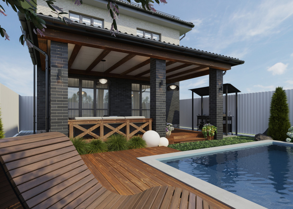 Задний двор частного дома, г. Ростов-на-Дону, ул. Осипенко