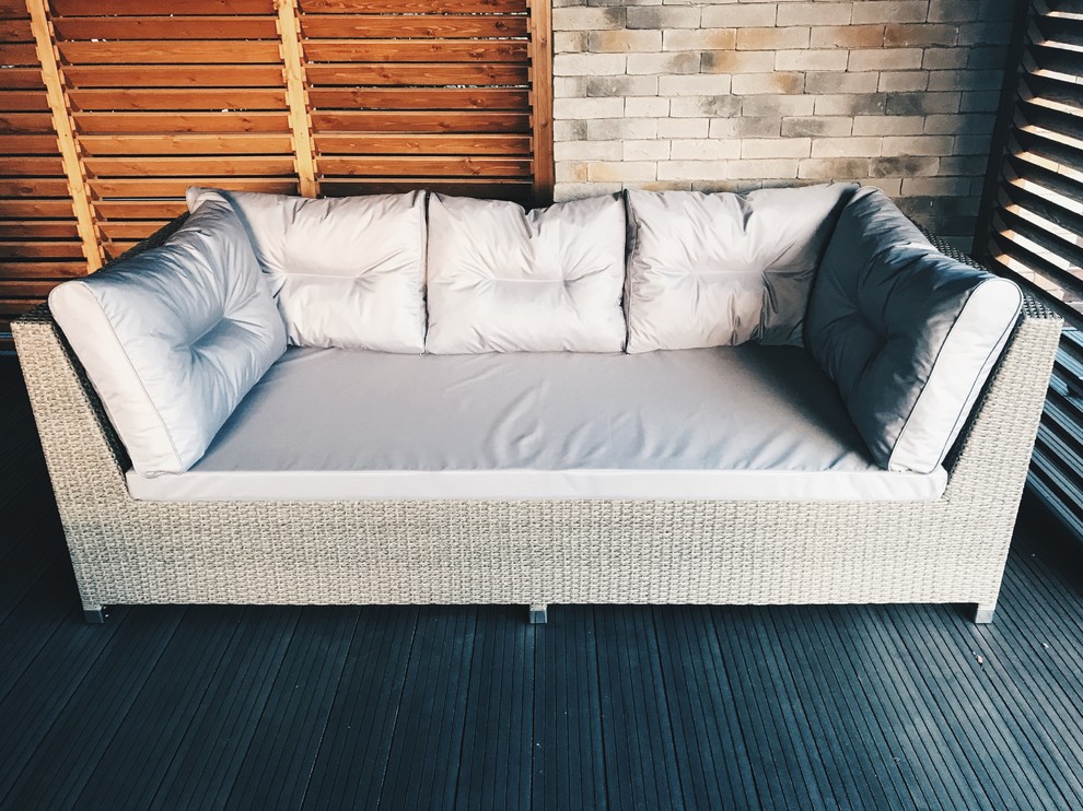 Терраса дома до/после