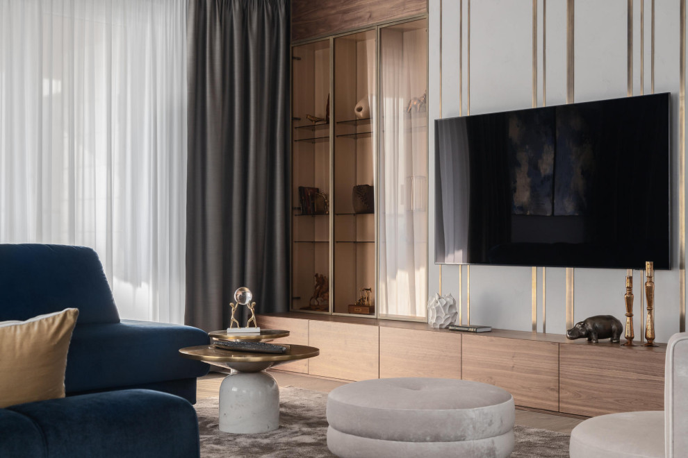 Ремонт в современном стиле в ЖК "Привилегия" — 198 м2