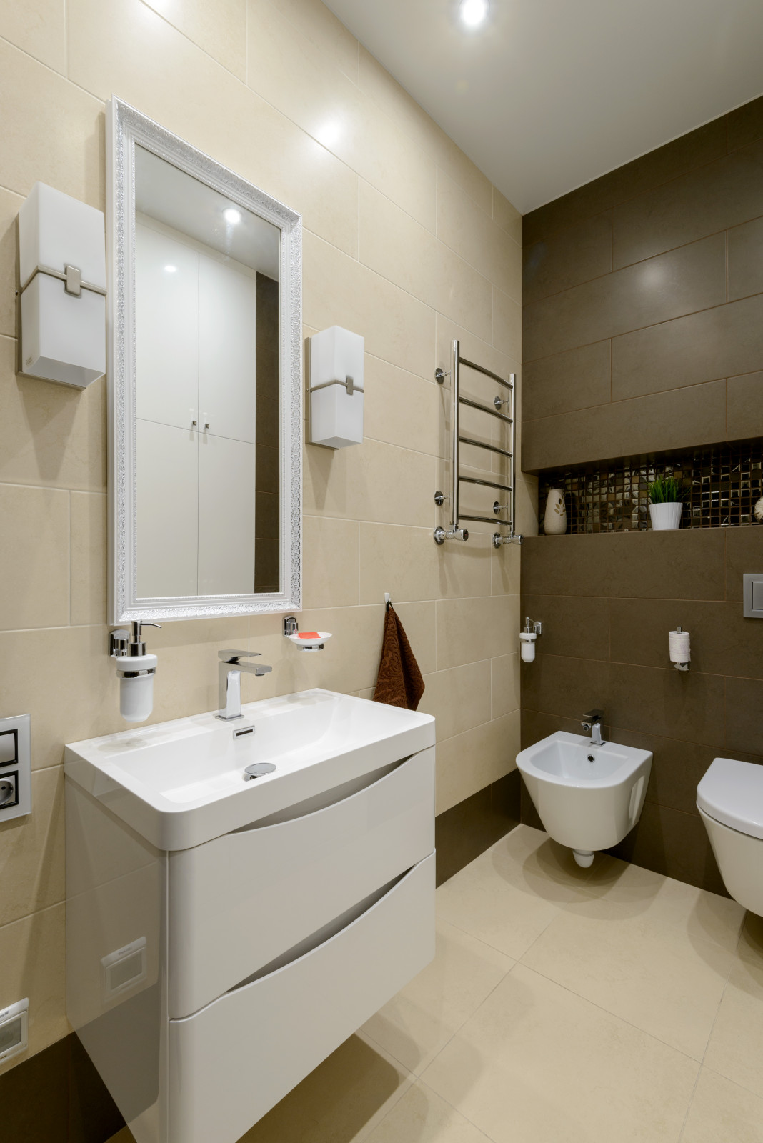 Трехкомнатная квартира-студия в современном стиле