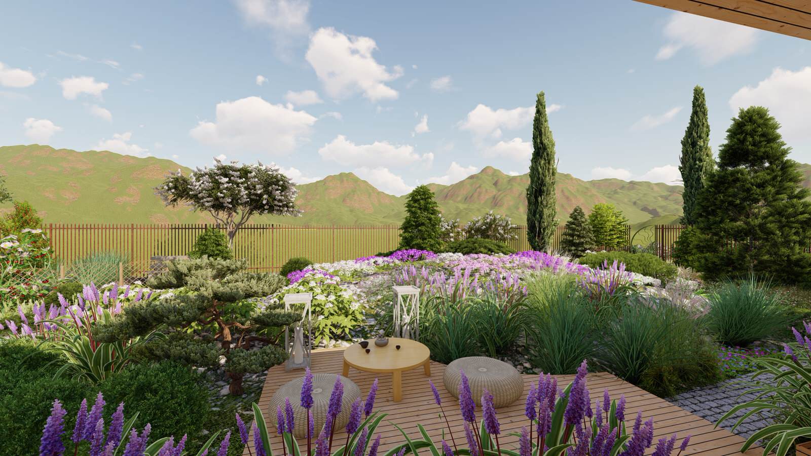 Каменистые устройства на участке 7 соток. "День/Ночь"