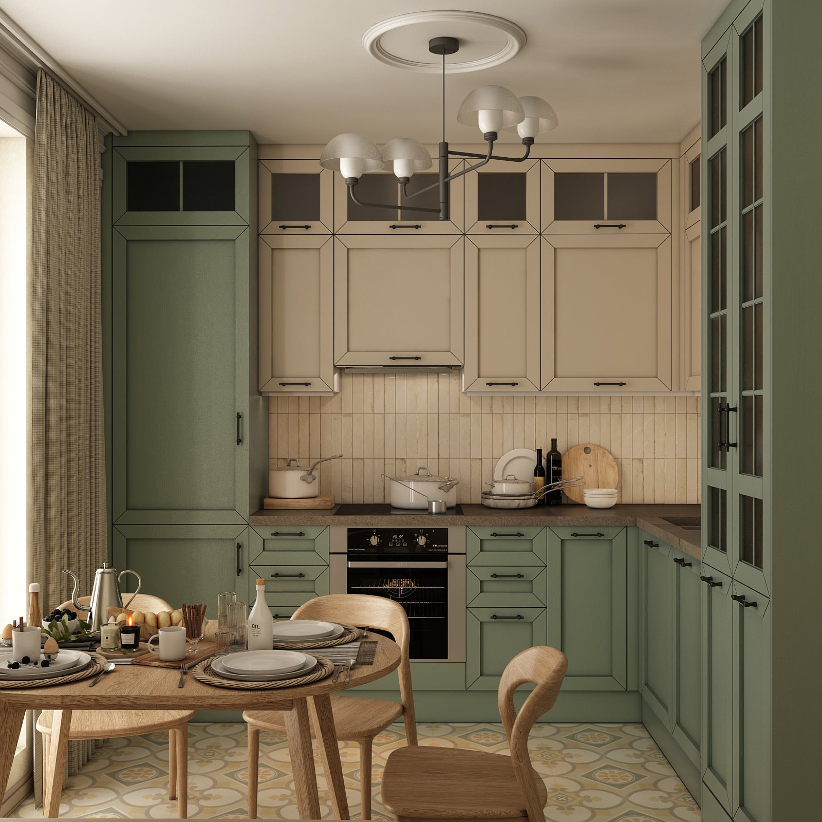 Обложка проекта: 3х комнатная квартира в Зеленограде