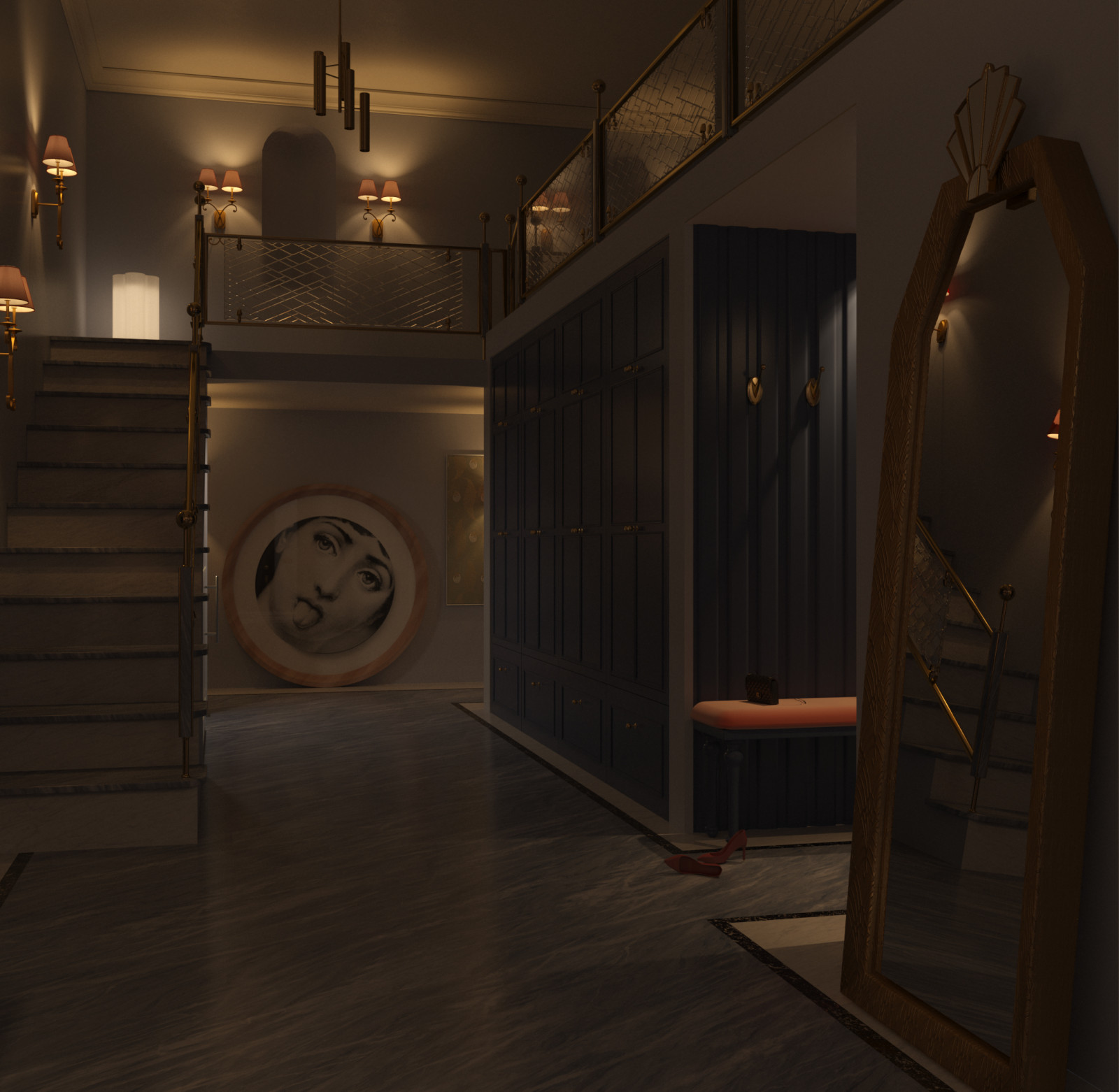 Townhouse Entrance Hall