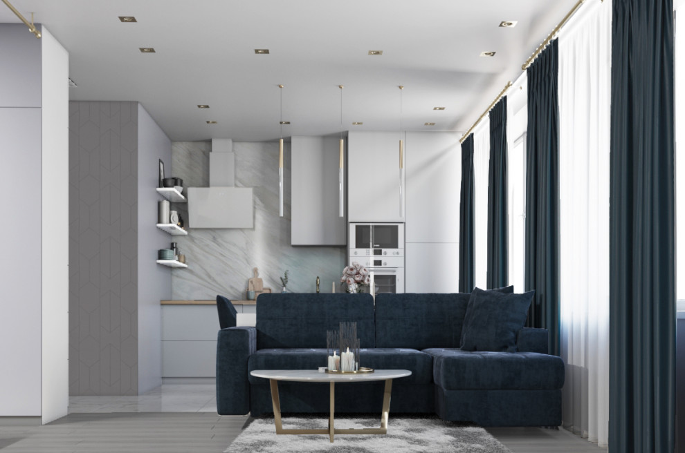 Проект квартиры со свободной планировкой