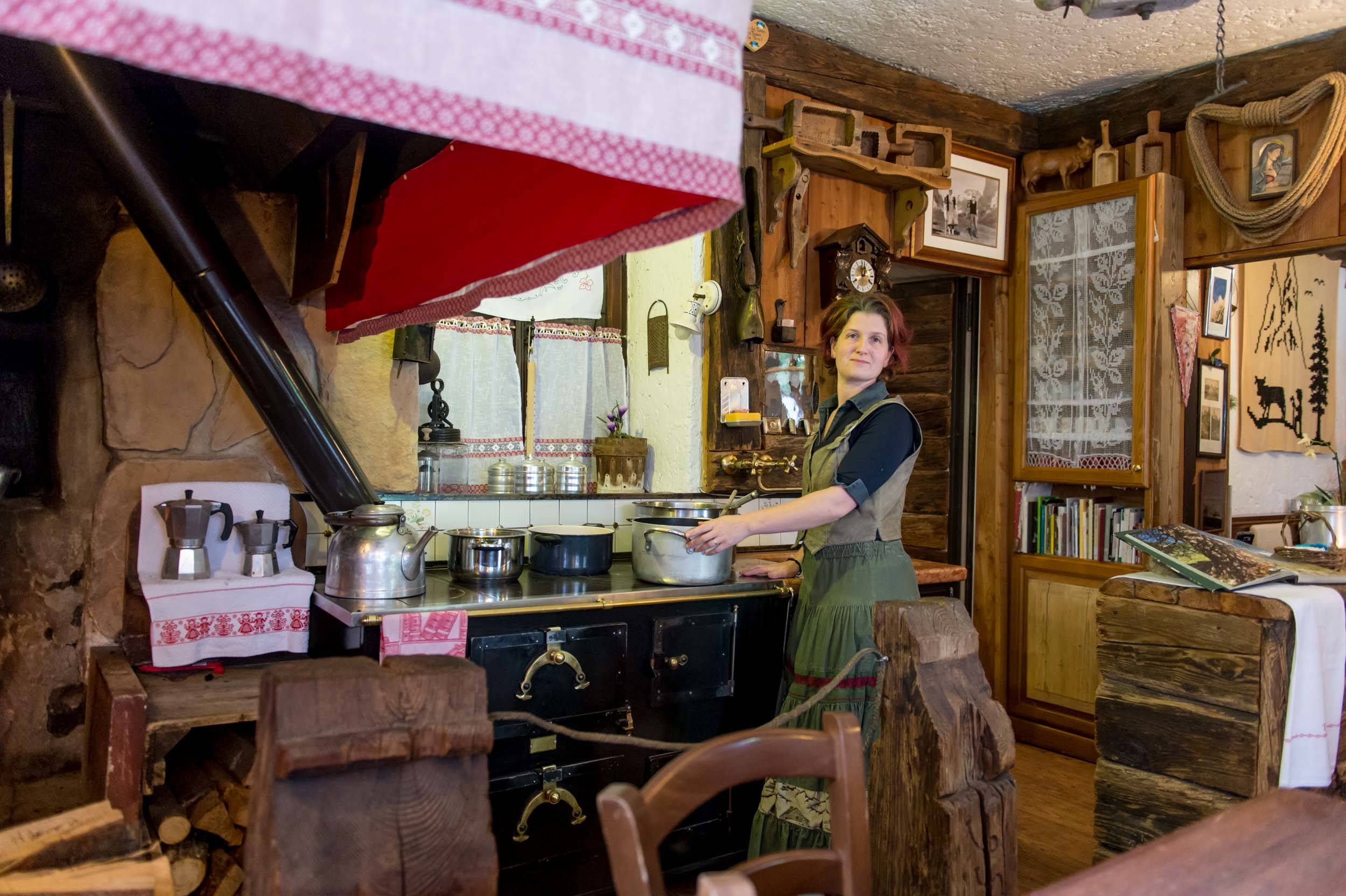 Houzz Италия: Королева альпийского приюта у подножья Доломитов