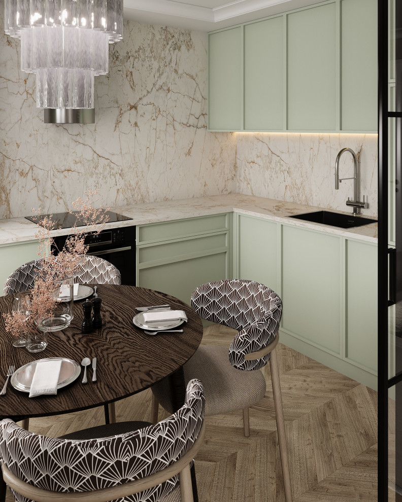 Обложка проекта: Дизайн проект Кухни-гостинной