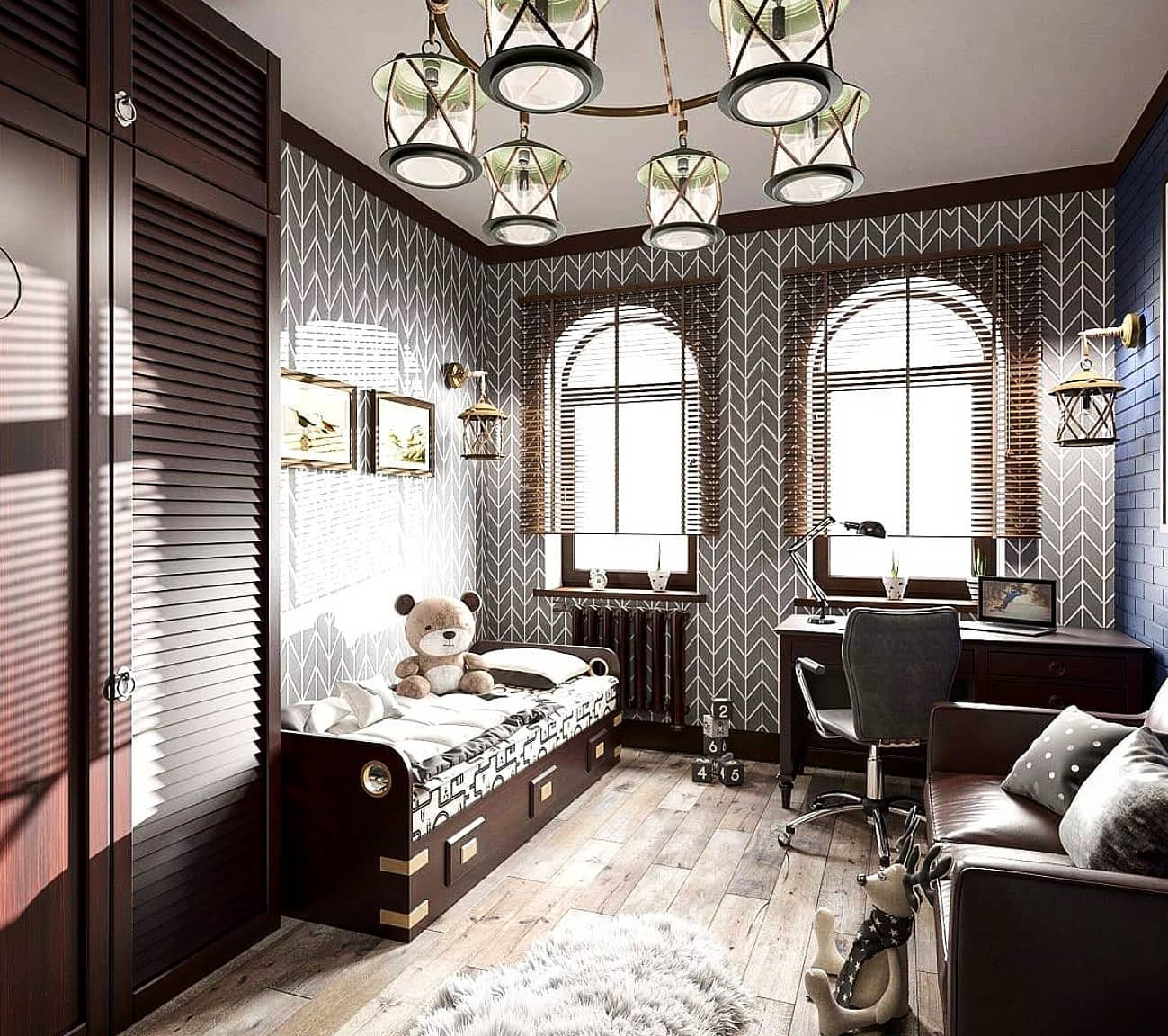 Квартира в стиле лофт 107 кв.м