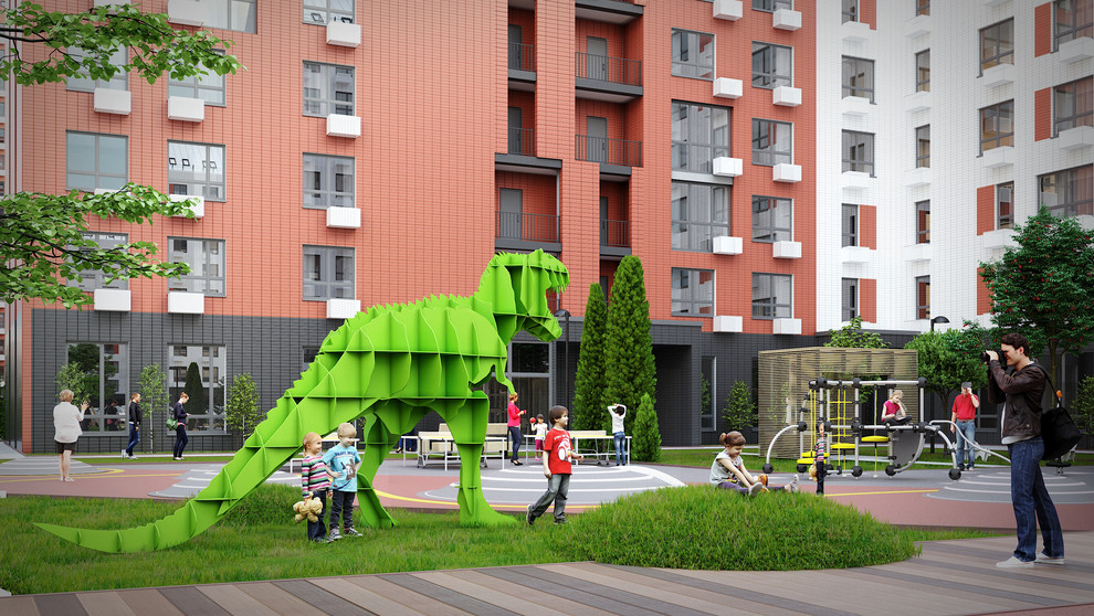 Реновация территории по ул.Ленинградской