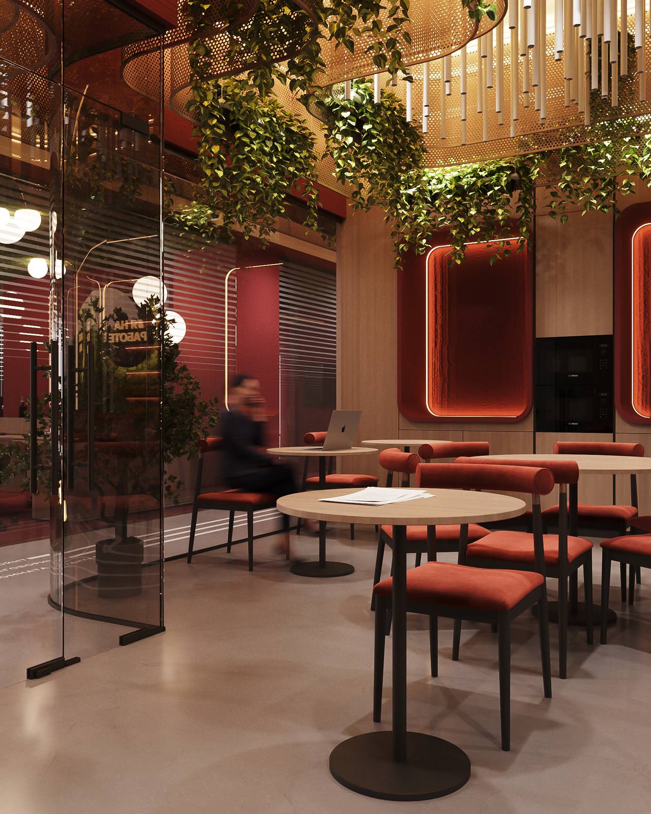 Кухня сотрудников. Штаб-квартира Совкомбанк Поволжье