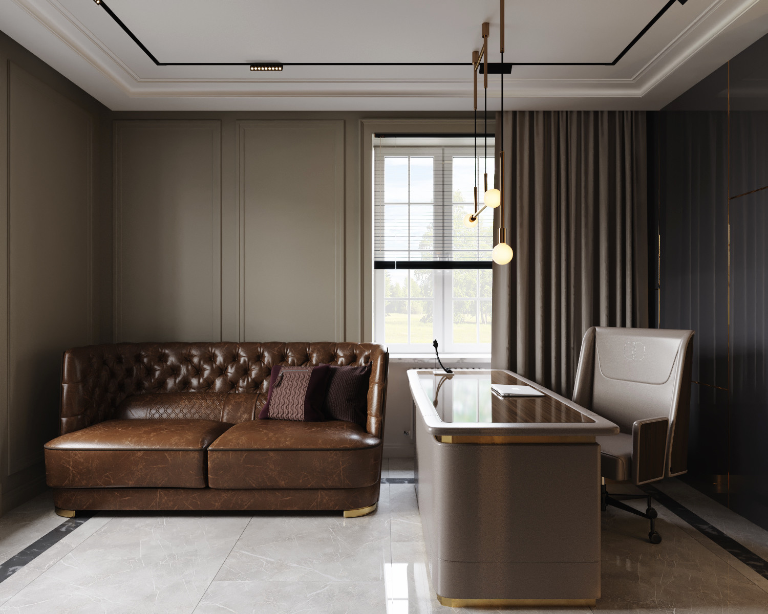 Проект интерьера таунхауса