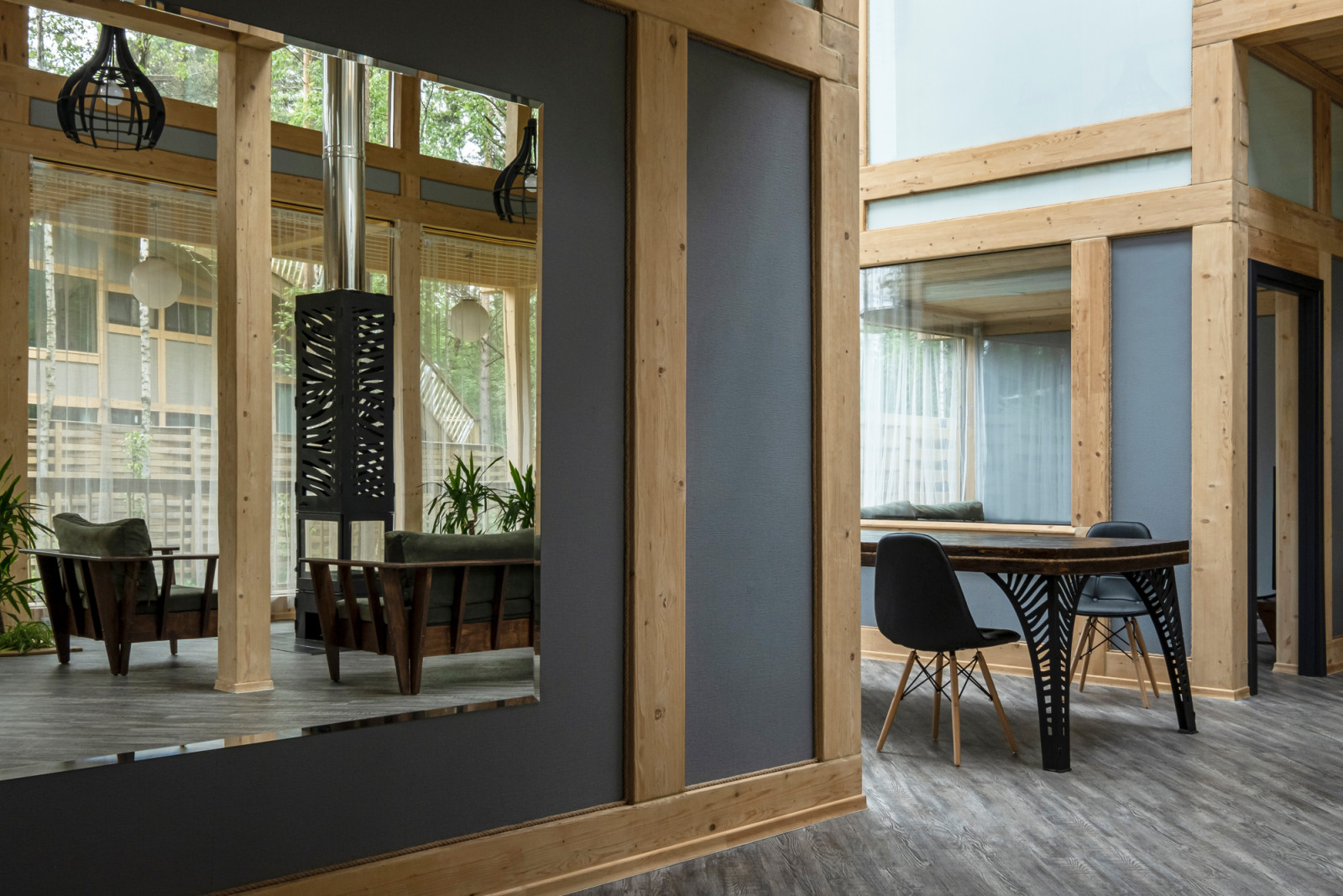 Дом по технологии фахверк в Белоострове