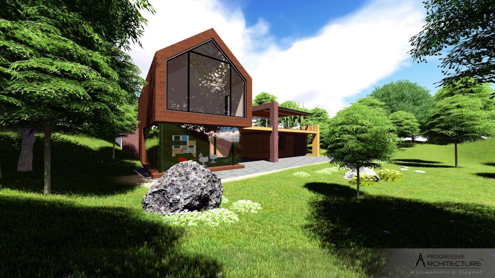 Современный стильный летний дом