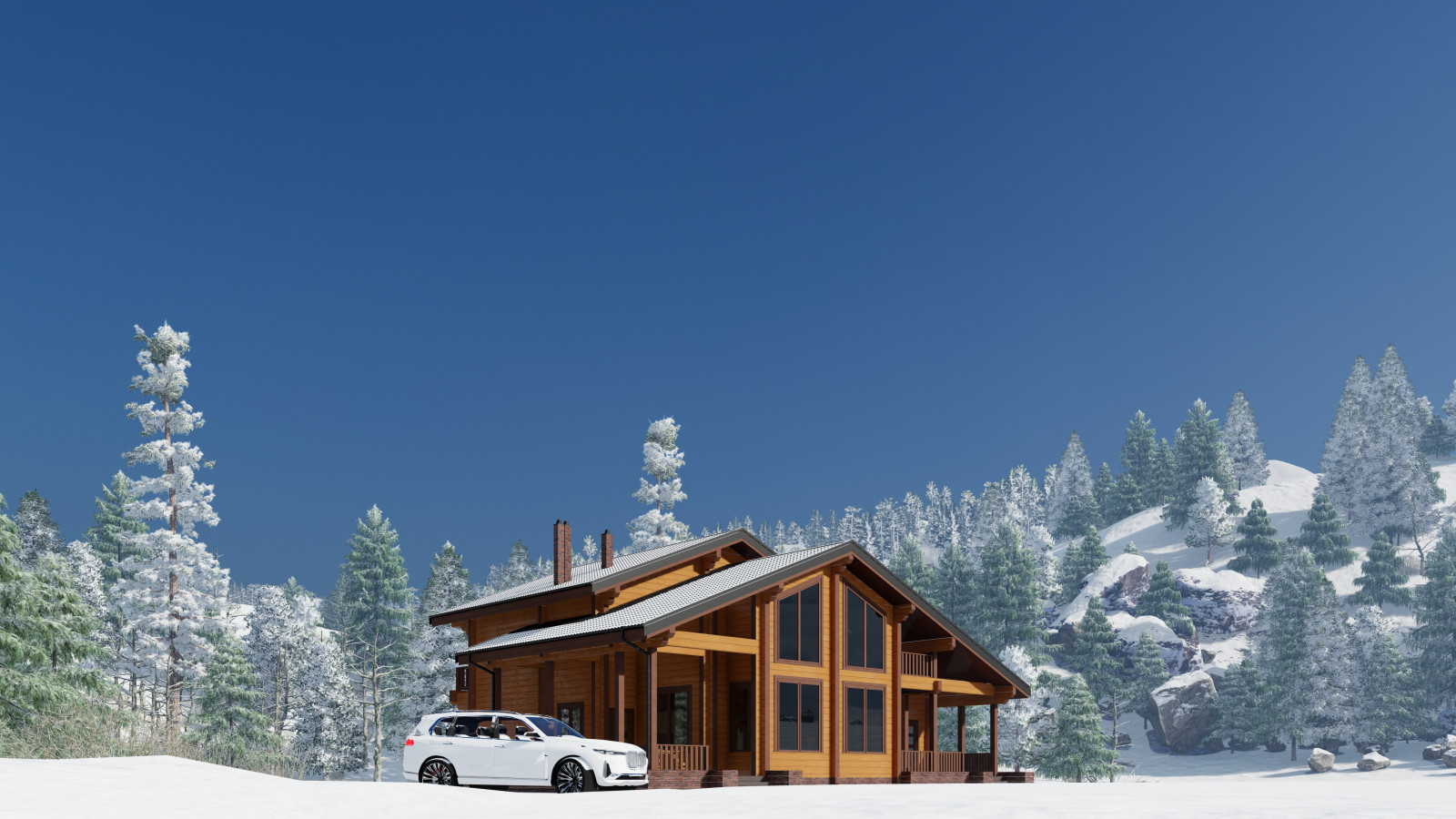 color selection for a wooden house\\ подбор цвета для деревянного дома