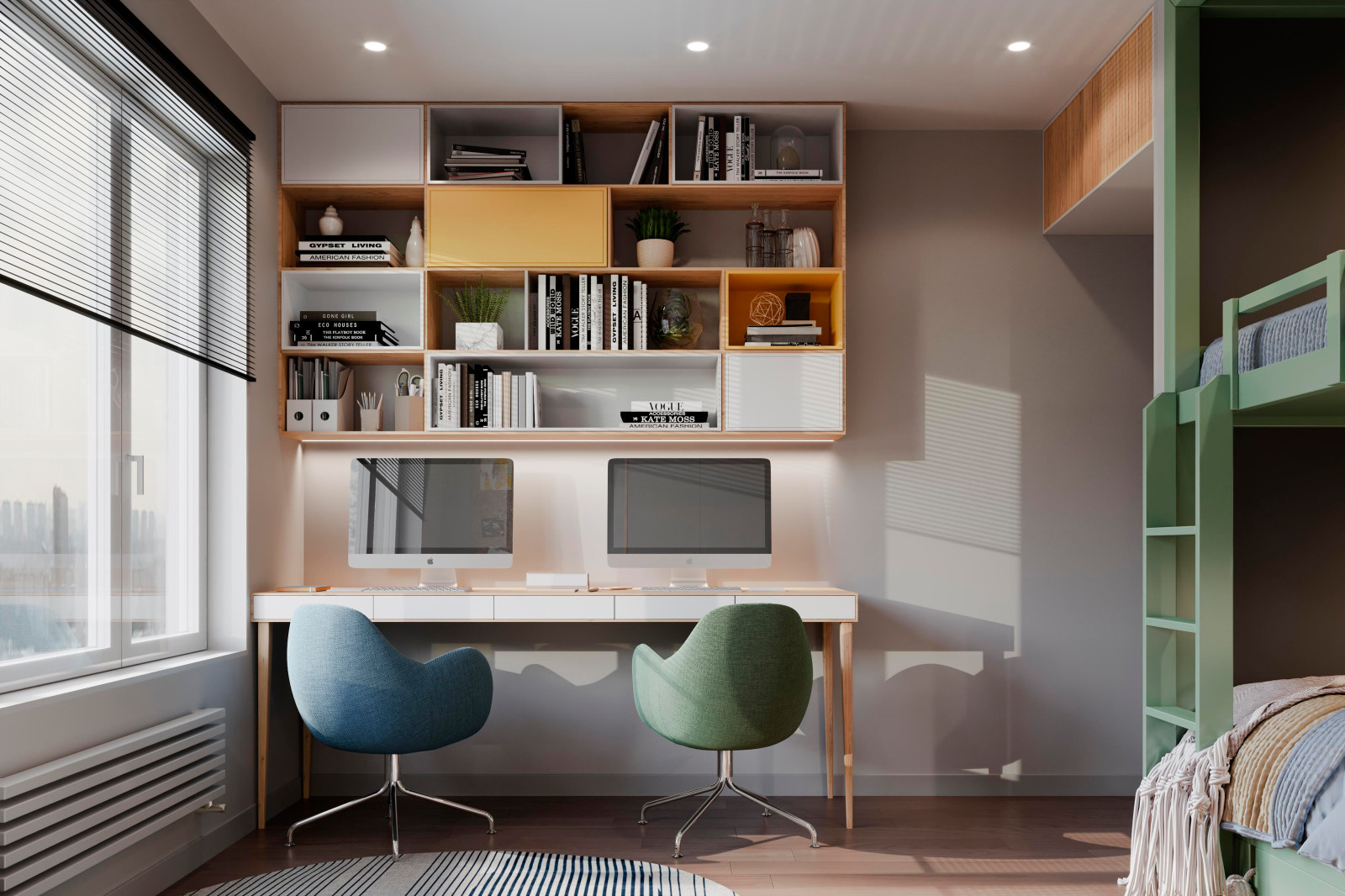 Дизайн и ремонт квартиры в ЖК «Level Амурская» — Сложный серый