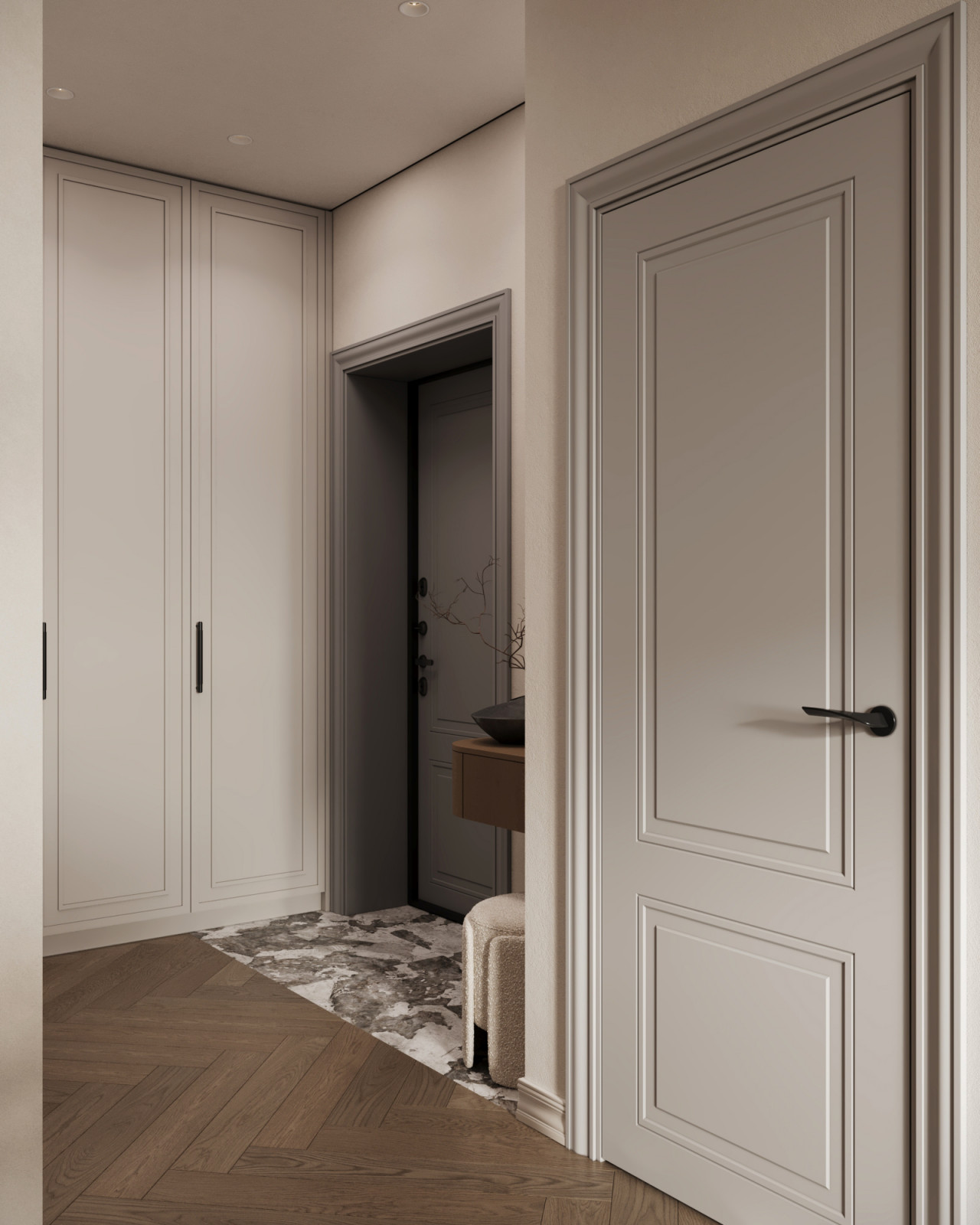 Обложка проекта: Коридор и кухня-гостиная. Проект #1604