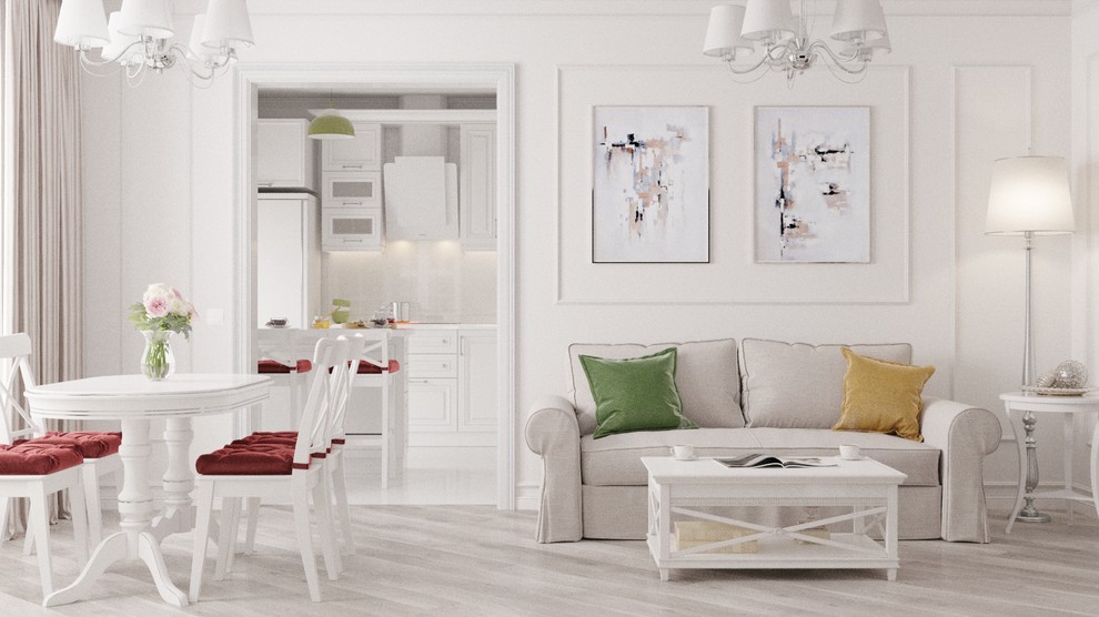 Квартира в белом цвете