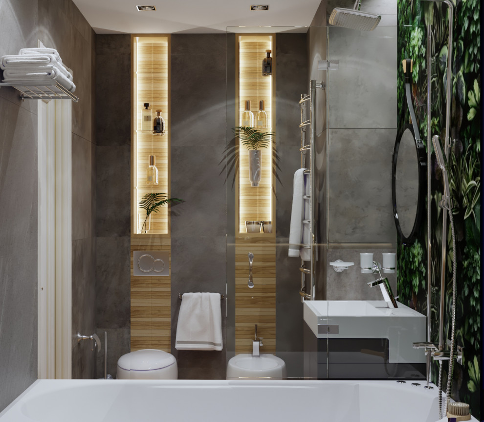 Квартира с комнатами в разный стилях