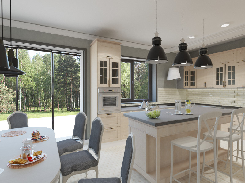 Частный дом в серых оттенках