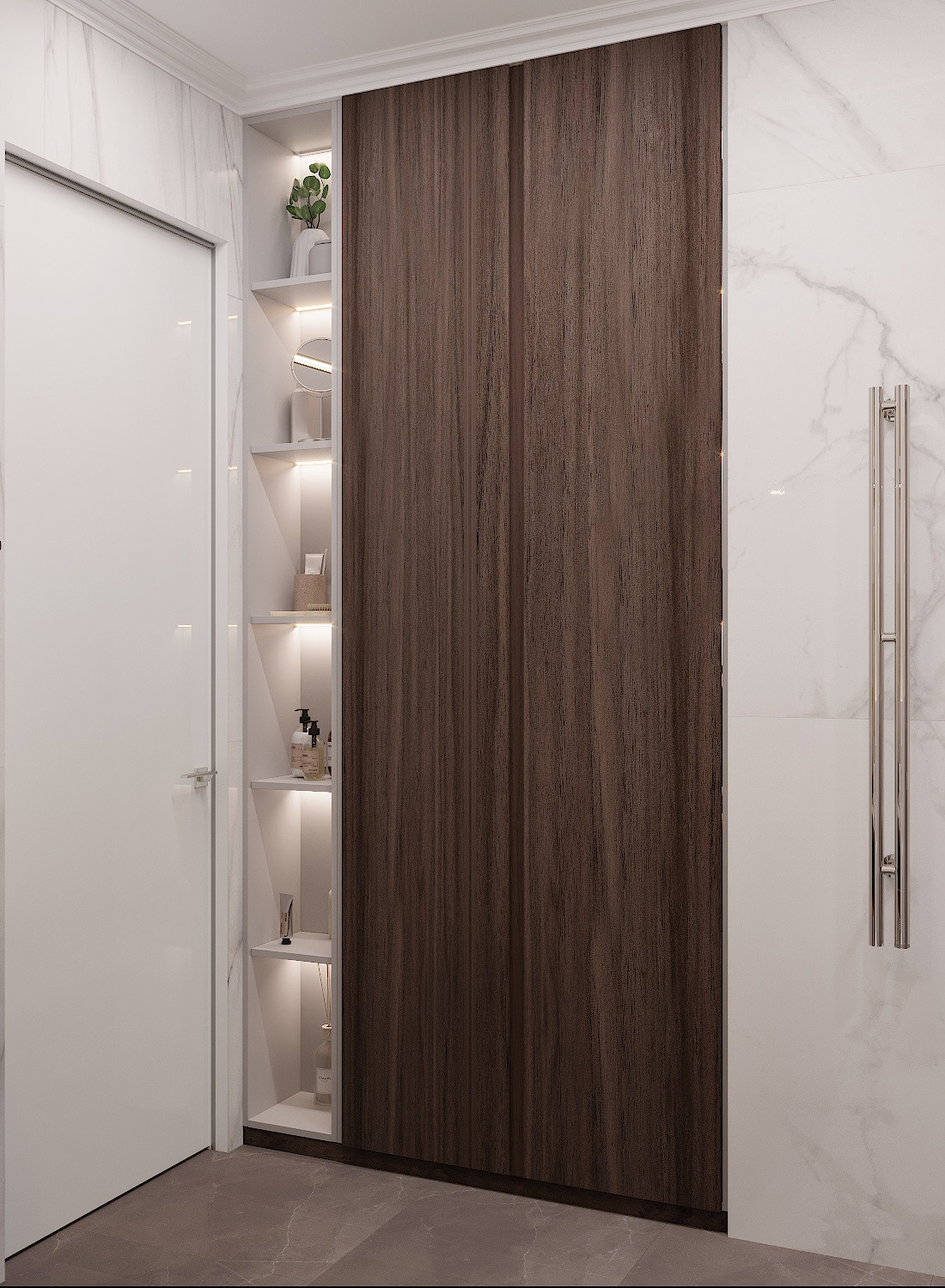 Неоклассика в пыльно-розовых тонах. Москва 2020